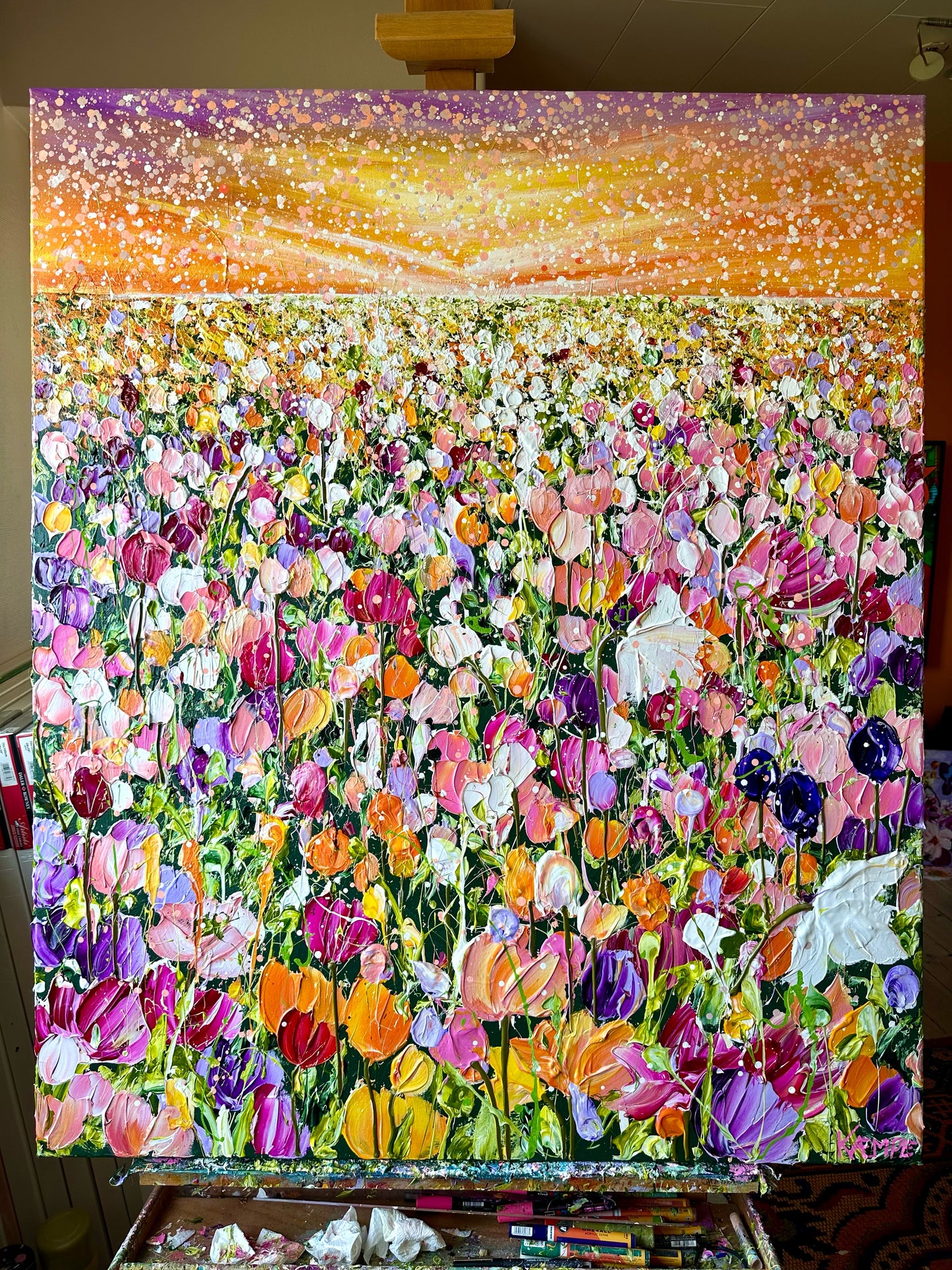 "As far as the eye can see" originalt maleri