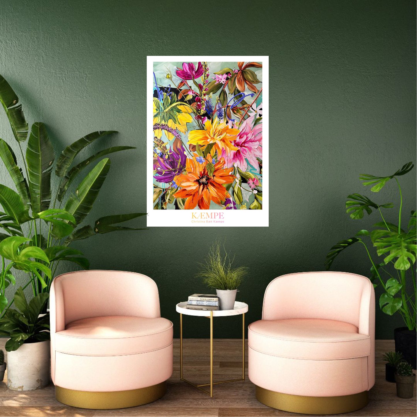 "Livsglæde" kunstplakat