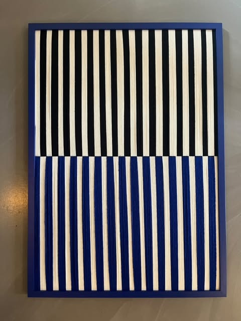 Yarn Stripe Blue