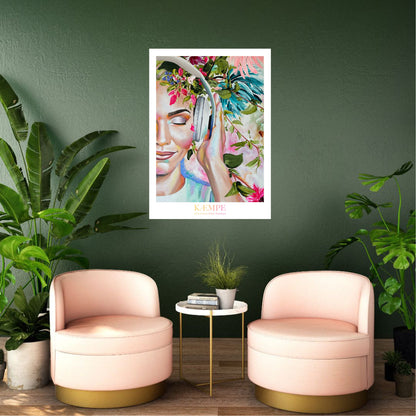 "Where dreams are growing pt. 2" kunstplakat