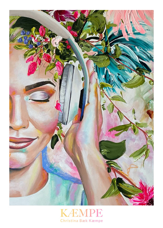 "Where dreams are growing pt. 2" kunstplakat