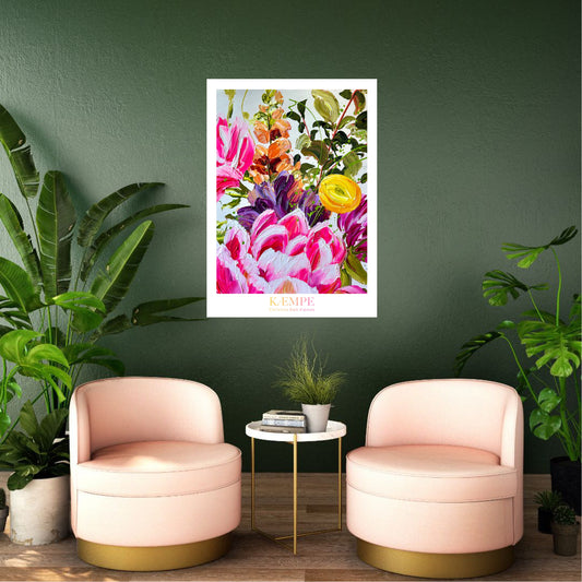 "Meet me in the garden" kunstplakat