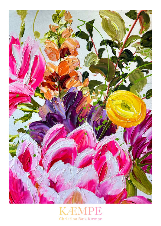 "Meet me in the garden" kunstplakat