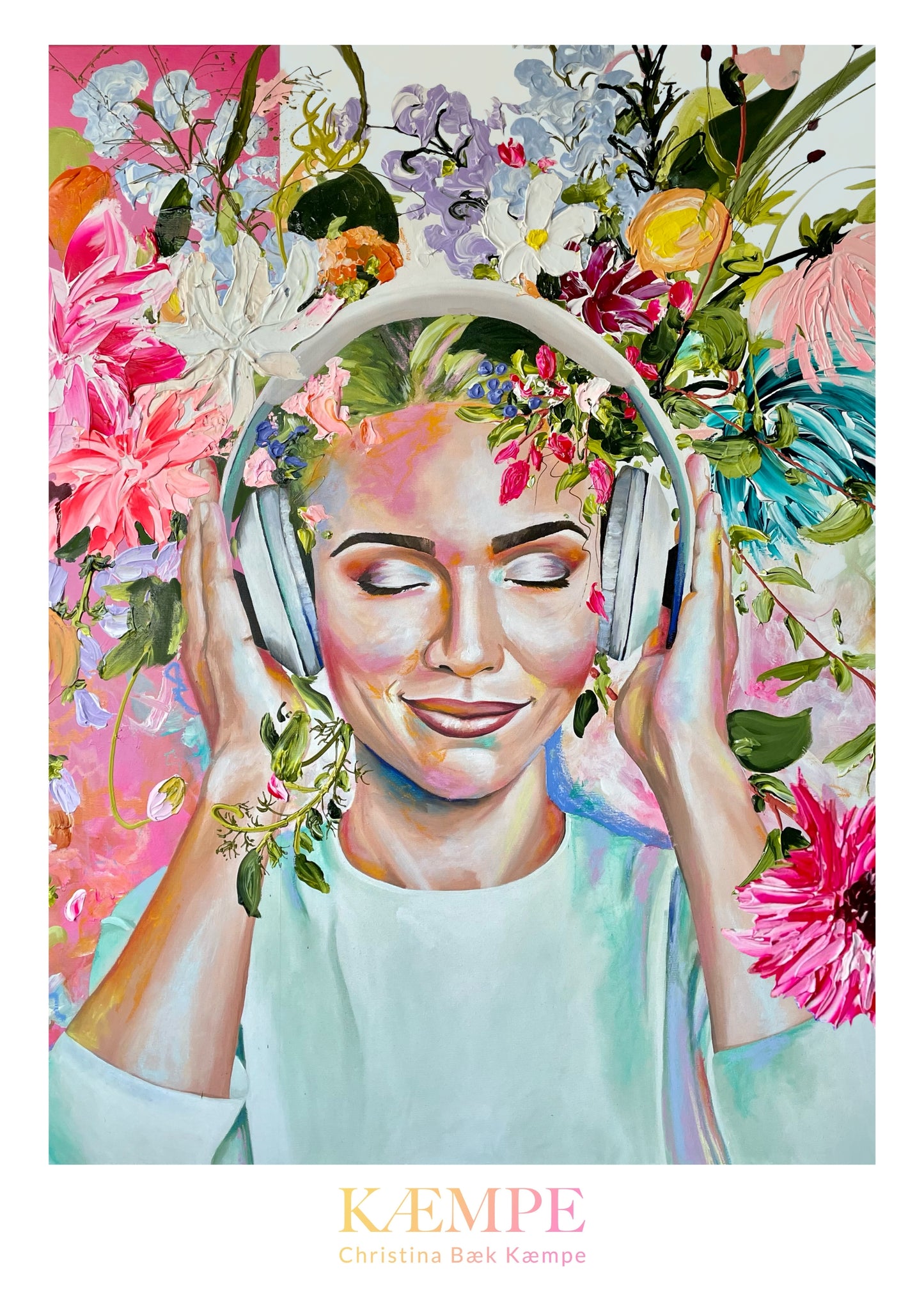 "Where dreams are growing"  kunstplakat