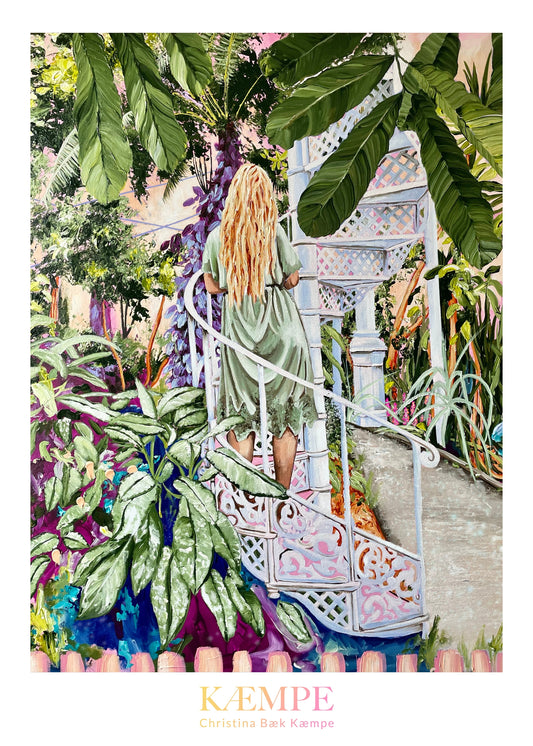 "Stairway to heaven" kunstplakat